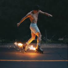 BOONE, BENSON - Fireworks & Rollerblades